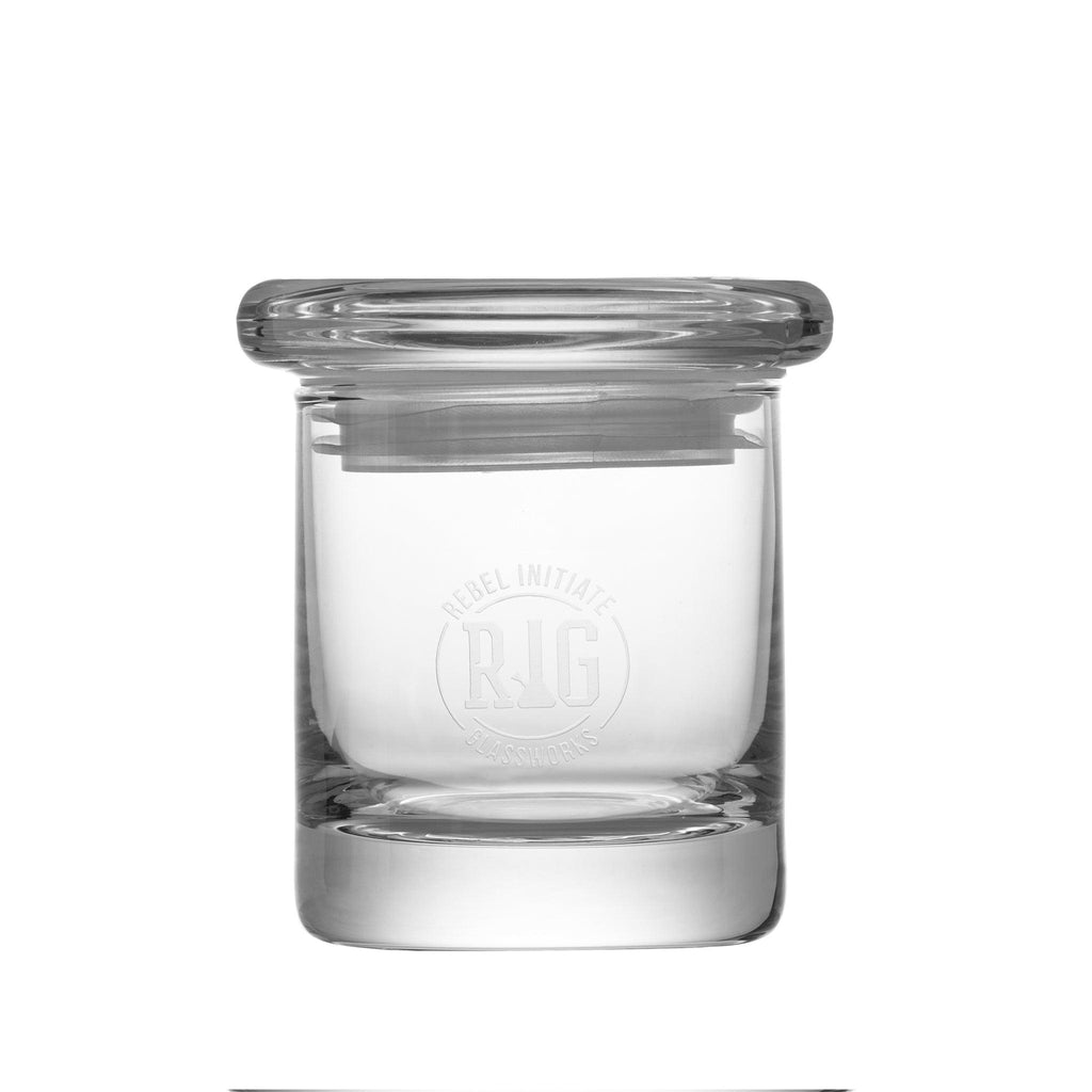 3.5 Air Tight Jar – REBEL INITIATE GLASSWORKS