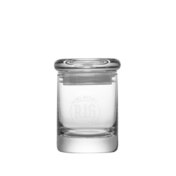90mm Air Tight Jar - REBEL INITIATE GLASSWORKS